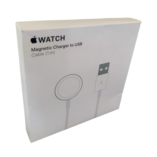 Apple Watch Charger USB Cable 1m Gen 1 2 3 4 5 6 7 8, White