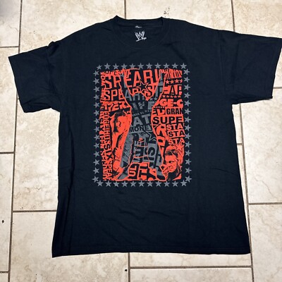 WWE SHOP EDGE RATED R HALL OF FAME 2012 INDUCTION T SHIRT LARGE | eBay