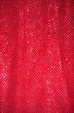 Sequin dot 45 inches width sold by the yard Home Decoration -Red