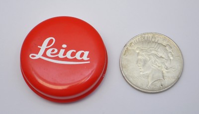 RARE Vintage Leica Logo 52mm metal Red Case #1 | eBay