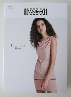 Nip: Wolford Rich Lax Tunic Dress! Size M! Color: White/ Grey