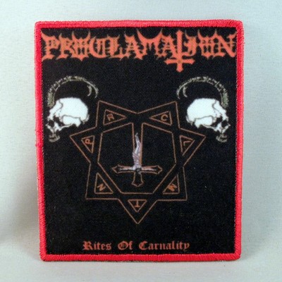 PROCLAMATION Rites of Carnality SMALL PATCH Printed