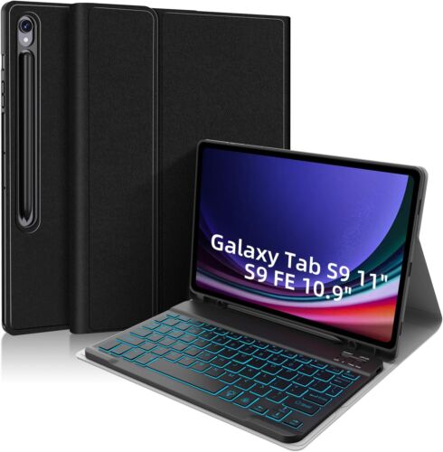 "Hintergrundbeleuchtete abnehmbare Tastaturhülle für Samsung Galaxy Tab S9 11""/Tab S9 FE 10,9"" - Bild 1 von 19
