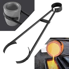 26" Foundry Crucible Flask Tong 2.5" to 7" Universal Tong Metal Casting Melting