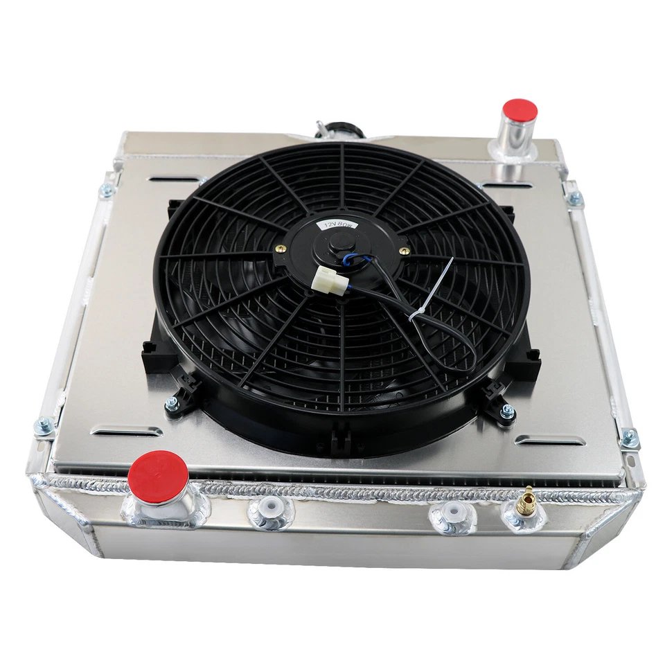 3-Row Radiator Shroud fan for 1963-77,1966 Ford Mustang Falcon Fairlane Maverick Foto 2 de 4