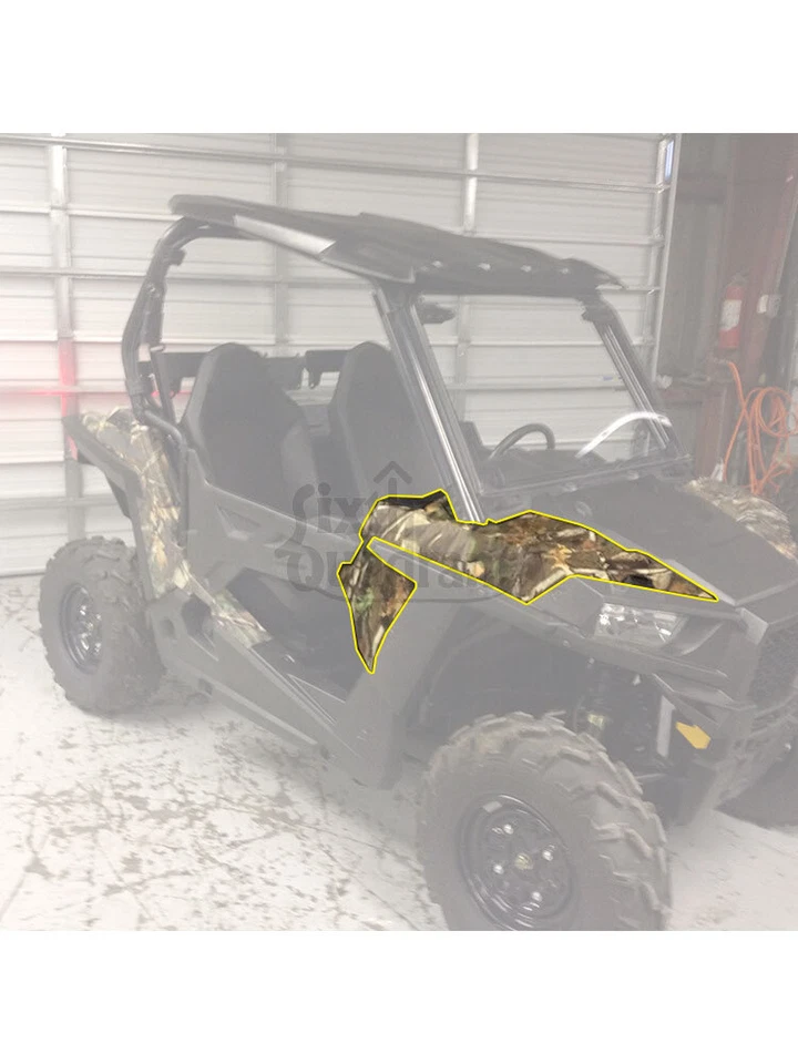 Front Fender Flares Set L+R For Polaris RZR 900 XP4 1000 XP1000 Turbo EPS S 1000 - Image 4 of 4