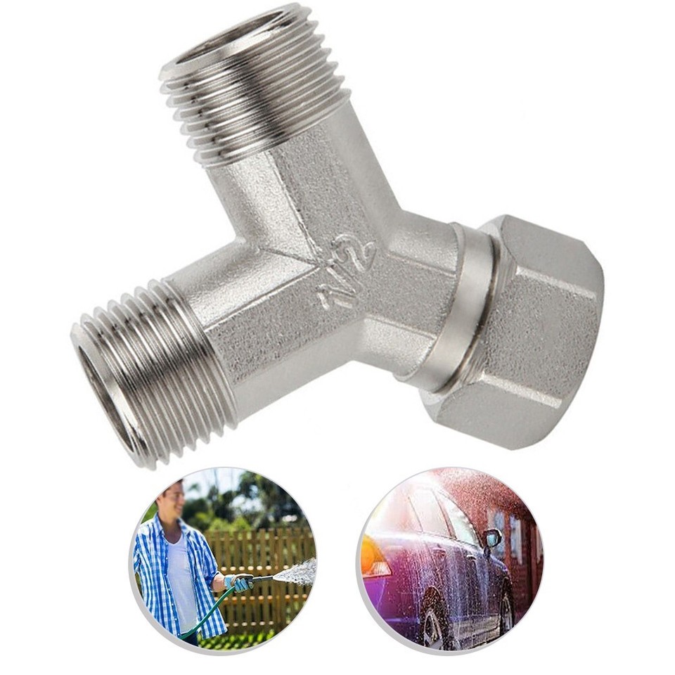 Convenient Y piece Splitter for Dishwasher and Washing Machine Plumbing