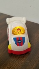 Vtech Go Go Go Smart Wheels White Race Car Red  Blue Trim 