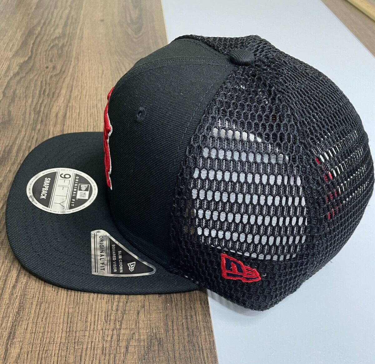 St Louis Cardinals New Era Square Visor 9FIFTY Trucker Authentic Hat OSFA Cap