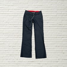 Vintage 90s Lip Service Pants Black Faux Leather Lace Up Flare Pant