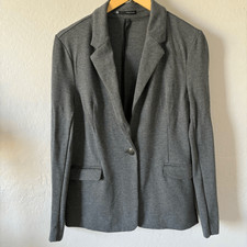 Maurice’s Nwot Size L Soft Gray Long Line Blazer Jacket Elevated Style