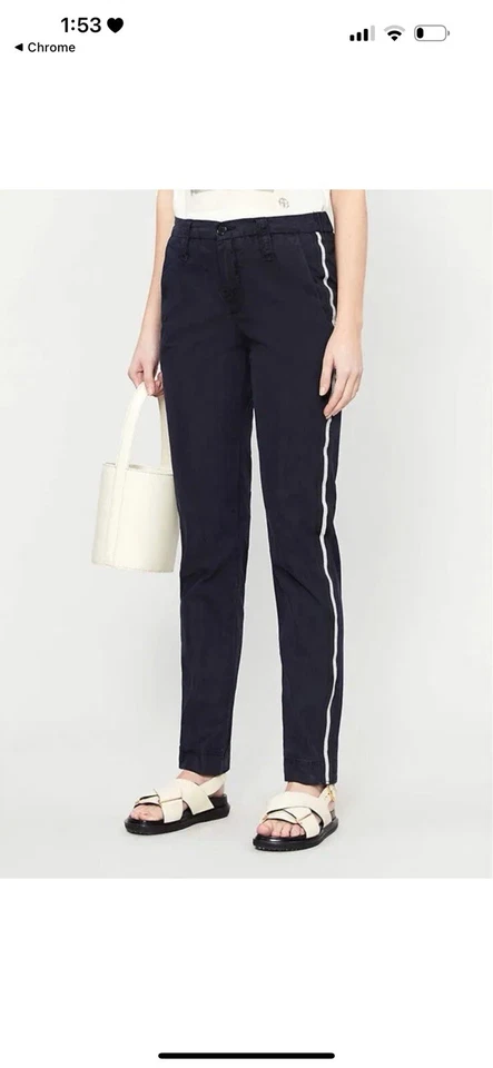 Pantalón de algodón ZADIG & VOLTAIRE Pomelo Mili en azul marino talla 38 Foto 4 de 4