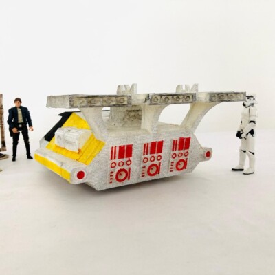 V-35 Courier Landspeeder For 3.75 IN (1:18) Figure Diorama