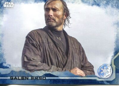 Star Wars Rogue One Blue Parallel Base Card #38 Galen Erso