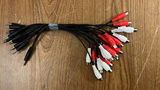Mini-jack stereo to RCA adapter, 20 pieces