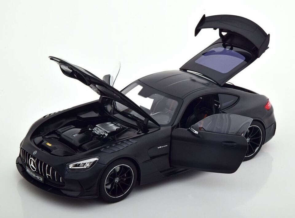 希少　ベンツ特注　1/18 AMG GT ブラックシリーズ NOREV 2021 Mercedes AMG GT Black Series GRAPHITE GREY MET