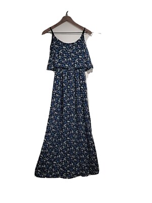 Hollister Womens Small Spagetti Strap floral Maxi Dress Light weight S blue | eBay Hollister Womens Small Spagetti Strap floral Maxi Dress Light weight S blue | eBay