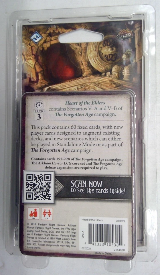 ARKHAM HORROR CARD GAME ~ HEART OF THE ELDERS EXPANSION BRAND NEW - Image 2 of 2
