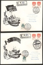 Russia Stamps 1989 2 Limited Edition Navy Covers