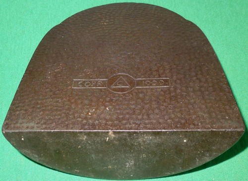 Antik 1929 Charles Lindbergh ""Der Flieger"" gusseisernes Buchende oder Türstopper - Bild 5 von 7