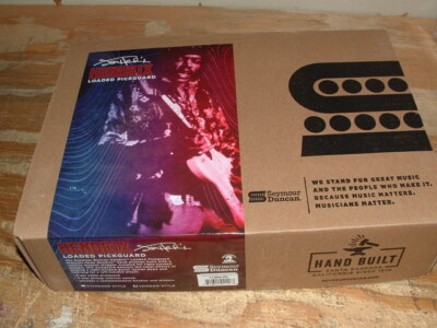 Seymour Duncan  Jimi Hendrix  Loaded Voodoo Pickguard   WHITE  New Warranty 