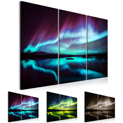 AURORA Canvas Print Framed Wall Art Picture Photo Image c-B-0290-b-f
