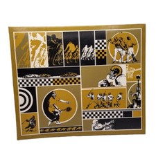 Vintage 1970s Hallmark Scrapbook Memory Photo Album 32 pages Sports Theme Cover