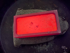 1Kg Graphite Ingot Mold Crucible Mould For Melting Casting Refining Gold Silver