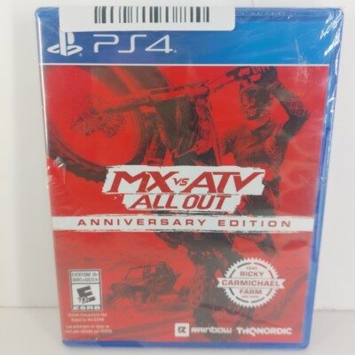 Mx Vs ATV All Out: Anniversary Edition (Playstation 4 PS4) New - ***Torn Seal***