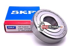 SKF 6306-2Z C3 GJN METAL SHIELDED BALL BEARING 6306 ZZ SKF GENUINE MADE IN USA
