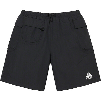 Supreme ×NIKE ACG Nylon Trail Short Supreme Nike ACG Nylon Trail Short Size Medium (Black) Fall Winter
