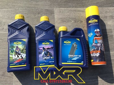 KTM SX 85 03-26 SERVICE KIT PUTOLINE ÖLE MX9 15W-50 KÜHLMITTEL NF LUFTFILTER ÖL