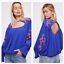 thumbnail 1 - Free People Lita Floral Embroidered Cutout Chest Back Bubble Hem Top Small