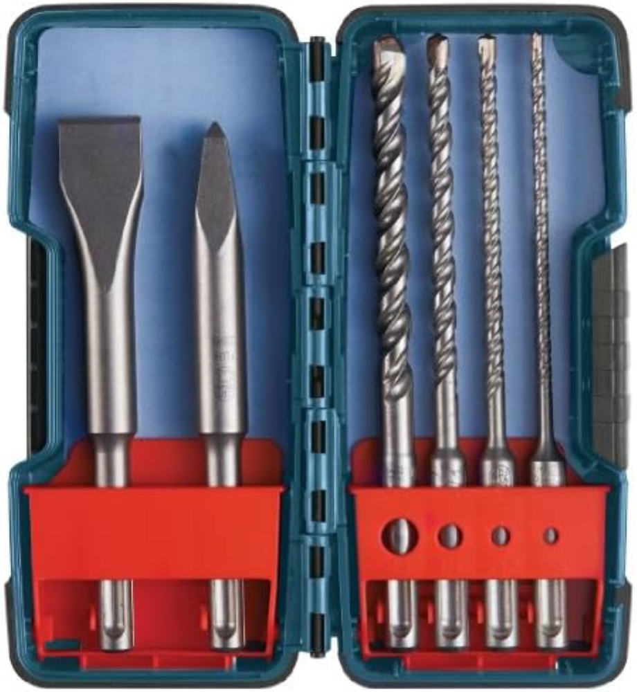 Bosch HCST006 SDS-Plus Masonry Trade bit set, scalpelli e carburo, pezzi