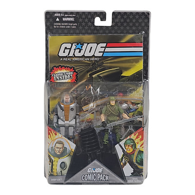 G.I. Joe Deep Six and SSGT. Rock 'N Roll Comic Pack Figure Set