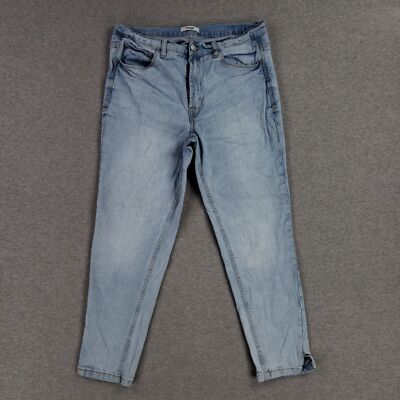 Kensie Jeans 8/29 Crop Stretch Light Wash Modern Cute