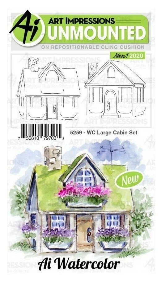 Art Impressions Edificios y monumentos Cross stamps