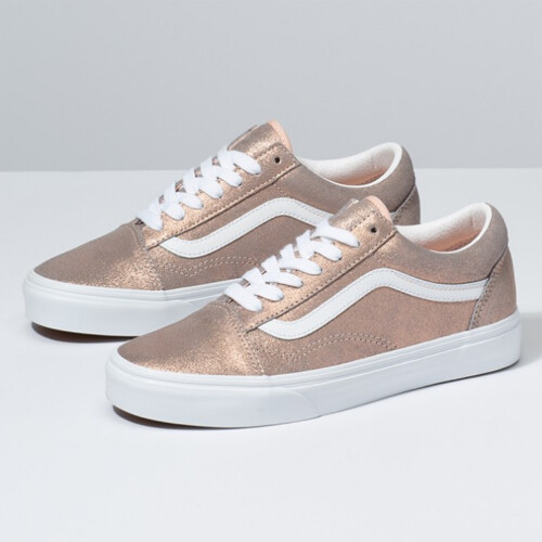 rose gold old skool vans