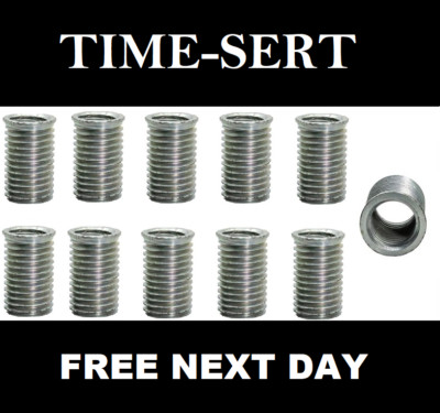 10 x Wurth M8 x 1.00 x 12mm TIME SERT INSERTS 11.7m length - for Thread Repair