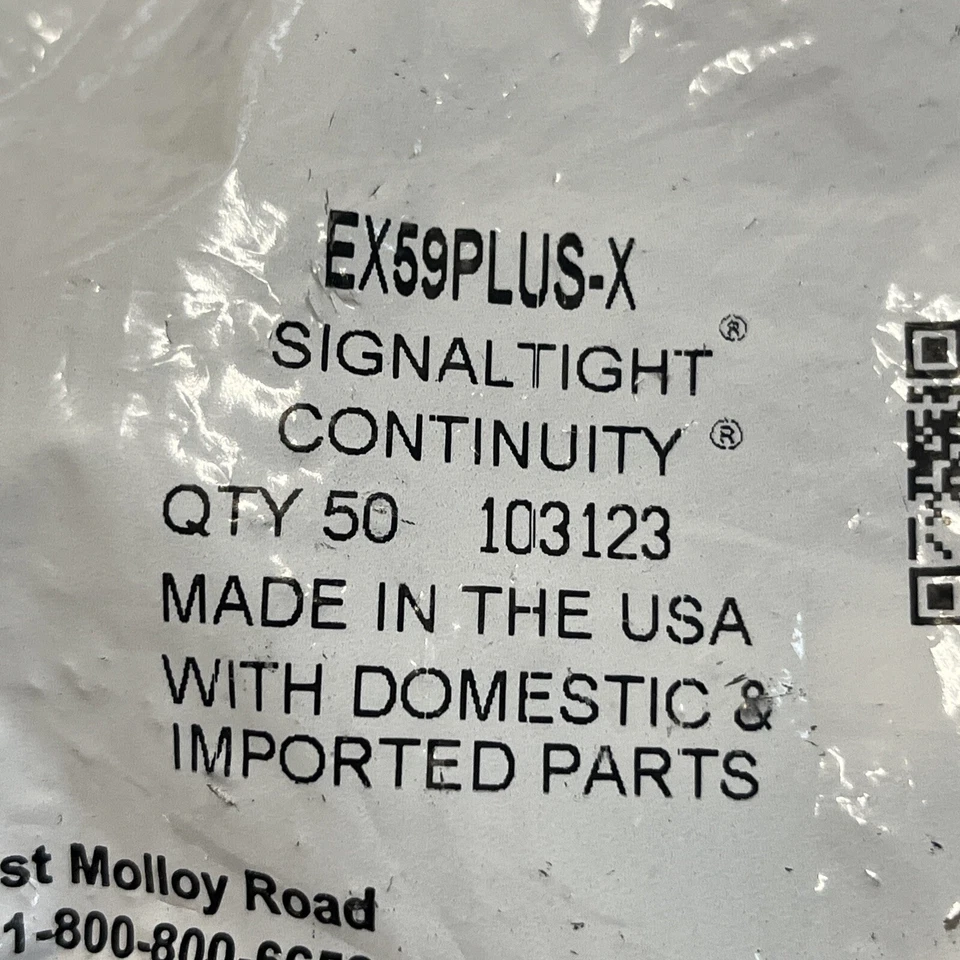 1000 PPC Belden EX59PLUS-X RG59 Cable Compression Connectors - Image 2 of 4