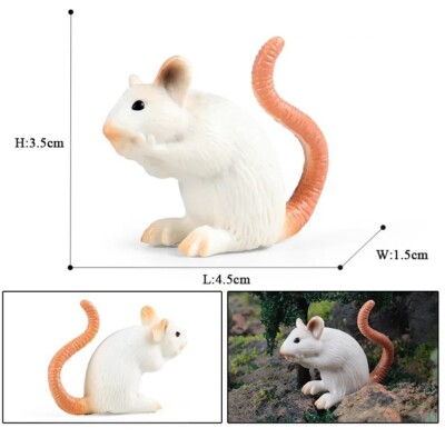 Mus Musculus Mouse Animal Toy PVC Action Figure Kids Toys Party