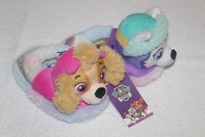 Paw Patrol Toddler Girls size 5-6 Slippers Sky and Everest NWT