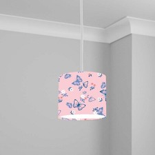 Butterfly Lampshade 20cm 30cm Kids Bedroom Girls Floral Garden 12 Designs