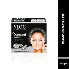 VLCC Diamond Facial kit with 6 steps for glowing skin 60 gm Set of 2