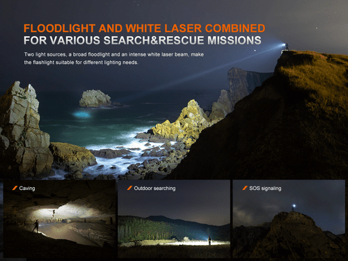 Fenix LR36R Dual Flood and Spot output 10000 lumen 1.2km throw searchlight - Picture 10 of 12