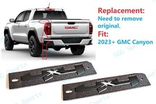 2pcs Matte Black Bed 4x4 4 X 4 Emblem Badge Fit 2023-2025 Gmc Canyon