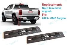 2PCS Matte Black Bed 4x4 4 X 4 Emblem Badge Fit 2023-2025 GMC Canyon