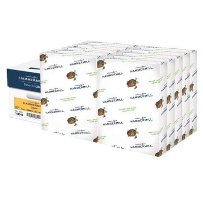 Hammermill Colored Paper, 24 lb Goldenrod, 8.5 x 11-10 Ream (5,000 Sheets)