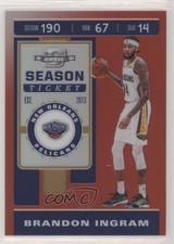 2019-20 Panini Contenders Optic Season Ticket Red Prizm Brandon Ingram #73 02eq