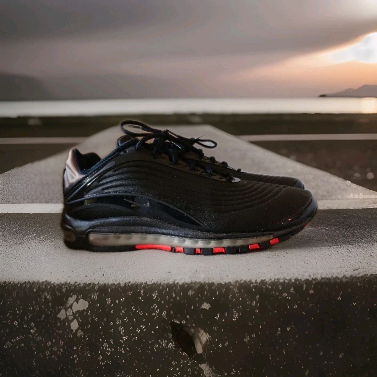 Nike Air Max Deluxe SE Black Crimson for Sale | Authenticity
